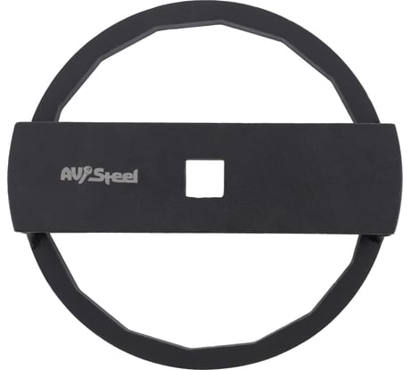 Ключ для крышки топливного фильтра AV STEEL 1/2" 118мм, 16 граней, шт. AV-920141