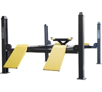 Подъемник четырехстоечный KraftWell г/п 4000 кг., платформы для сход-развала, длина платформ до 4300 мм KRW4WL