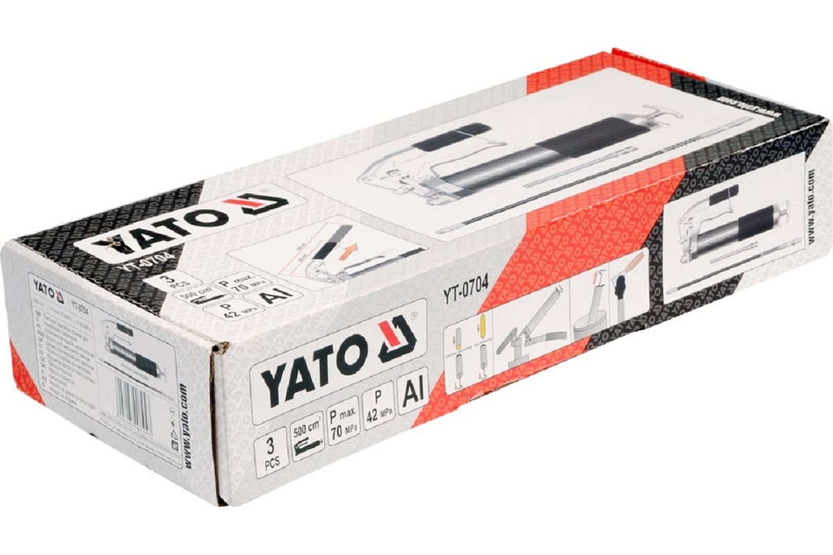  для консистентной смазки YATO 500см YT-0704 - выгодная цена .