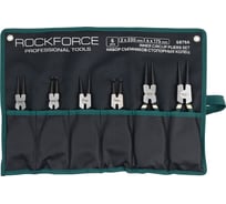 Щипцы для стопорных колец Rockforce набор 6 предметов RF-6879A(65170)