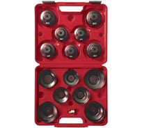 Набор съемников масляного фильтра тип чашка AVS (65-100 мм) 15 предметов, в кейсе FWCS-15 A85346S