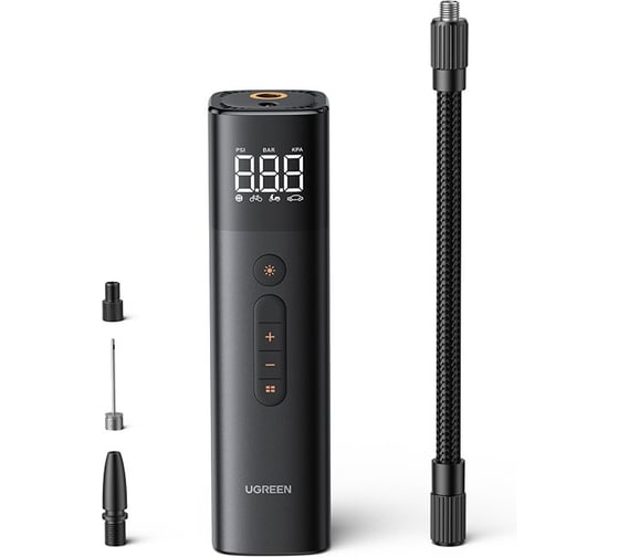 Портативный насос Ugreen ET501 35573 Portable Tire Inflator. Цвет: черный 35573_