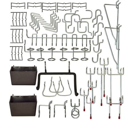 Набор подвесов для перфопанелей IMPLAST (43шт.) PHS805