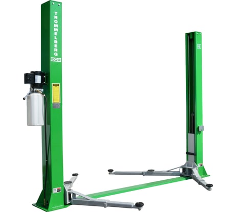 Электрогидравлический подъемник Trommelberg 2-х стоечный г/п 4,0 тонны, нижняя синхронизация 380В ECO1140