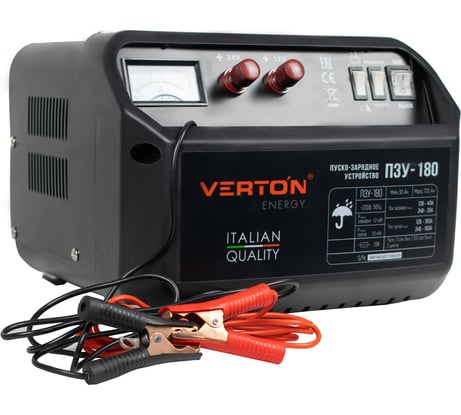 Пуско-зарядное устройство VERTON Energy ПЗУ-180 12/24 В, 40-700 Ач 01.5985.5993