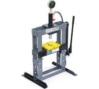 Пресс KraftWell 10 т. настольный, с ручным приводом, цвет серый KRWPR10BD