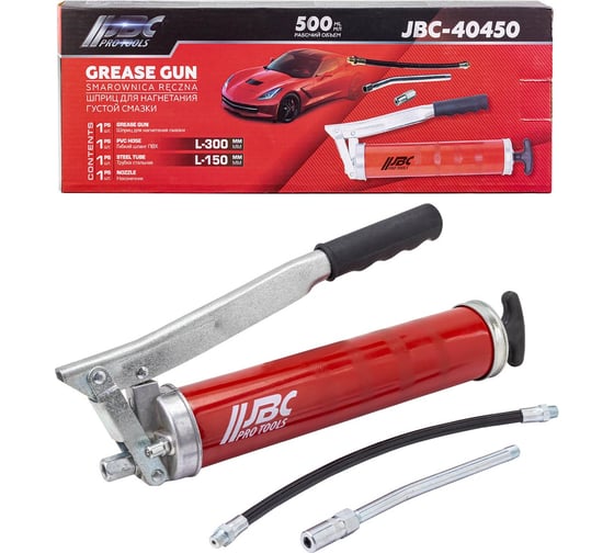 Шприц для нагнетания густой смазки JBC 500мл -40450(65756) JBC-40450(65756)
