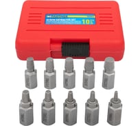 Головки-экстракторы для извлечения поврежденных болтов/гаек Partner набор 10 предметов PA-909U1(65784)