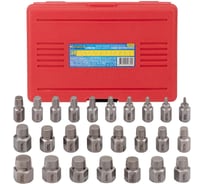 Головки-экстракторы для извлечения поврежденных болтов/гаек Partner набор 25 предметов PA-630025B(65782)