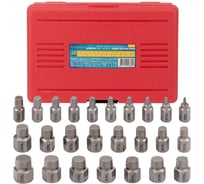 Головки-экстракторы для извлечения поврежденных болтов/гаек iLOFORCE набор 25 предметов IF-630025B(65775)