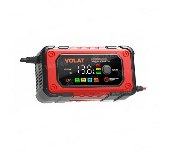 Зарядное устройство для аккумуляторных батарей 12V 7A AGM GEL WET LiFePO4 Интеллектуальное VOLAT VT-BC1207E 1