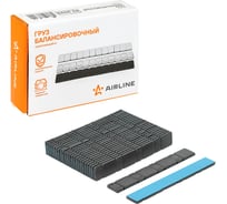 Груз балансировочный самоклеящийся Airline стальной 4x5гр/4x10гр, 50 шт., графит ATRK206