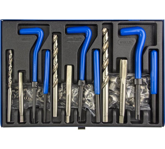 Набор для восстановления резьбы ZIPMEND M6-M10, 88 предметов ZS-G020088