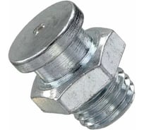 Пресс-масленка плоская MasloSmenka М1, 16 мм, G1/4'' BSPP, комплект 10 шт, оцинкованная сталь, Европейский стандарт DIN3404 010512-10