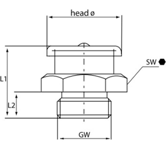 Пресс-масленка плоская MasloSmenka М1, 16 мм, G1/4'' BSPP, комплект 10 шт, оцинкованная сталь, Европейский стандарт DIN3404 010512-10