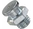 Пресс-масленка плоская MasloSmenka М1 16 мм, G3/8'' BSPP, комплект 10 шт, оцинкованная сталь, Европейский стандарт DIN3404 010513-10 1