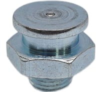 Пресс-масленка плоская MasloSmenka М1 16 мм, М10x1/5, комплект 10 шт, оцинкованная сталь, Европейский стандарт DIN3404 010506-10