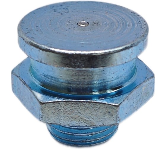 Пресс-масленка плоская MasloSmenka М22 22 мм, М10x1, комплект 10 шт, оцинкованная сталь, Европейский стандарт DIN3404 010604-10 1