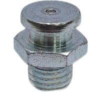 Пресс-масленка плоская MasloSmenka М4 10 мм, М8x1.25, комплект 10 шт, оцинкованная сталь, Европейский стандарт DIN3404 010404-10