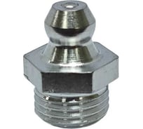 Пресс-масленка прямая MasloSmenka H1 M10x1, комплект 10 шт, нержавеющая сталь AISI316(A4), Европейский стандарт DIN71412 011103-10