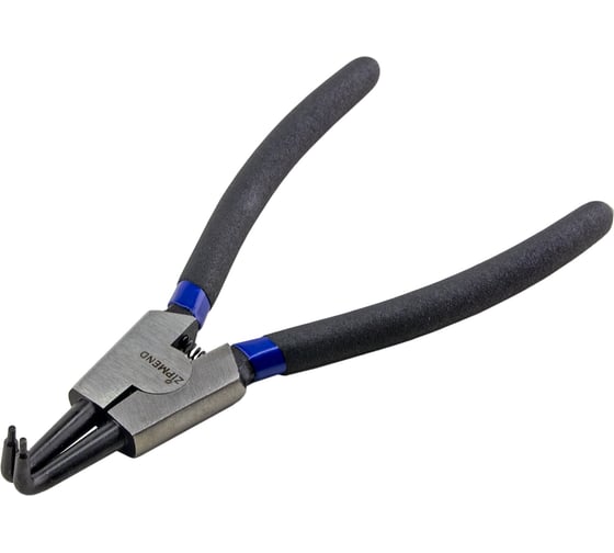 Съемник стопорных колец загнутый ZIPMEND (разжим) L-230мм ZR-P131003-BE