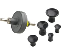 Насадка для притирки клапанов на дрель ZIPMEND (присоска 16, 20, 30, 35, 45 мм), 6 предметов ZS-A011003