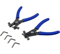 Набор универсальных съемников стопорных колец ZIPMEND 2 шт, сжим/разжим, 45, 90, 180 с насадками ZR-P131001