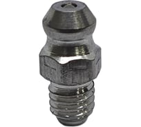 Пресс-масленка MasloSmenka прямая, H1 M6x1, комплект 10 шт,нержавеющая сталь AISI316(A4), Европейский стандарт DIN71412 011101-10