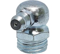 Пресс-масленка MasloSmenka угловая, H3 R 3/8'', комплект 10 шт, оцинкованная сталь, Европейский стандарт DIN71412 010315-10