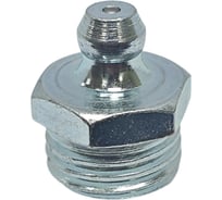 Пресс-масленка MasloSmenka прямая, H1 M16x1.5, комплект 10 шт, оцинкованная сталь, Европейский стандарт DIN71412 010118-10