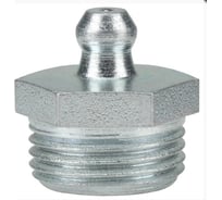 Пресс-масленка MasloSmenka прямая, H1 R 3/8'', комплект 10 шт, оцинкованная сталь, Европейский стандарт DIN71412 010120-10