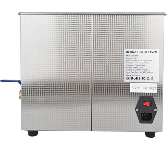 Ультразвуковая ванна Phonemate KZ-D10 10 л, с подогревом М7767472