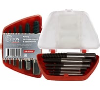 Набор экстракторов Lion 6пр (Ø 3-6;6-8;8-11;11-14;14-18;18-25мм) мелкий шаг, в футляре TOOLS 1/100_ LNE-01309C