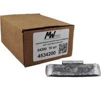 Грузики балансировочные свинцовые на скобе, по 200гр 10 шт для грузовых дисков MWPRO ЕВРО скоба 4200 (4534200)