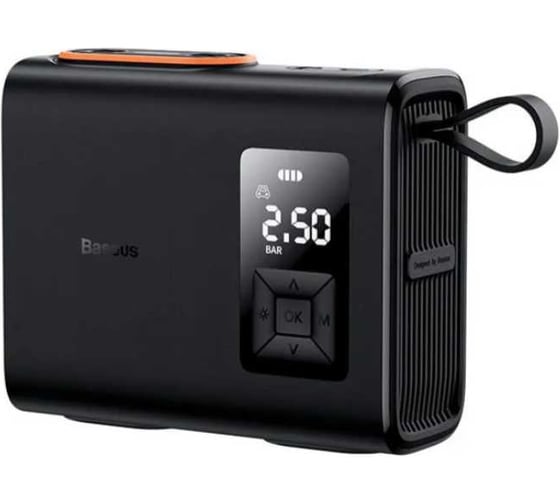 Компрессор автомобильный Baseus Mega Energy Series Dual CylinderBlack/черный BAS-CRNL060001
