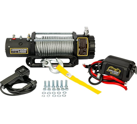 Лебедка автомобильная электрическая Harpoon 12000 12В W2289