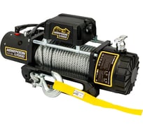 Лебедка автомобильная электрическая Harpoon 12000 12В с чугунным клюзом W2288