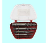 Экстракторы для выкручивания сломанных саморезов и болтов Vitatools набор 6 шт, М3-М18, с кейсом ekstraktory-nabor-6-sht