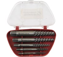 Набор экстракторов для выворачивания сорванных винтов из 5-ти штук CNIC М2.5-М4 - М10-М16 ШХ15 54339