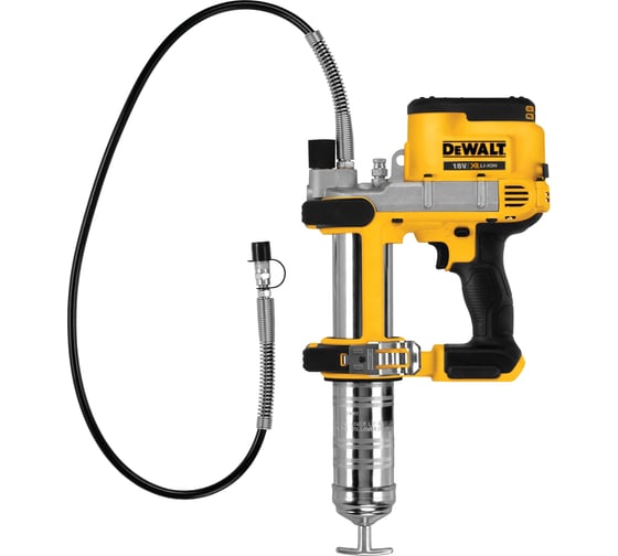 Аккумуляторный смазочный пистолет DEWALT DCGG571M1, 18 В, 690 бар, с АКБ 4 Ач и ЗУ, в кейсе DCGG571M1-QW