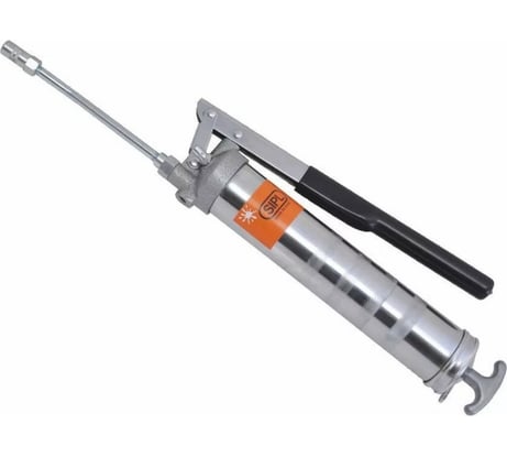 Шприц для смазки для тяжелых условий с фиксированным носиком и насадкой SIPL хромированный S-1022