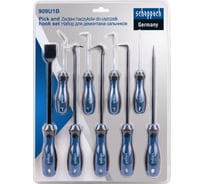 Съемники (крючки) для демонтажа сальников Scheppach набор 9 предметов Sch-909U1B(66036)
