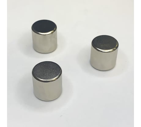 Неодимовый магнит Проф-Магнит диск 15x15мм 3шт. NdFeB N35