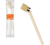 Кисть для пасты шиномонтажной Airline 360мм, изогнутая, дерево, натуральный ворс 50мм, d50мм ATRK841