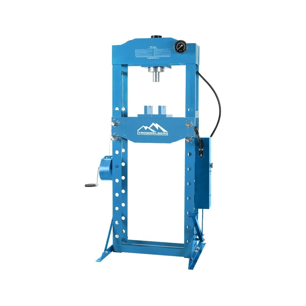 Напольный пресс Trommelberg 30т, ножная педаль, 2-х скоростной насос ...