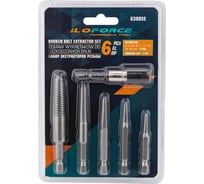 Набор экстракторов резьбы iLOFORCE 6 предметов IF-63005E(62676)