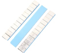 Грузы самокл. оцинкованные ACG 0086 Fe 100 LUXOR 60 г (12_5) синий скотч с кромкой квадрат.(100 шт/уп) 1029421