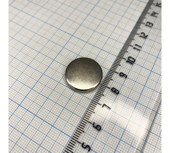 Неодимовый магнит Проф-Магнит, диск 20x3 мм, N35 - 10 шт NdFeB N35