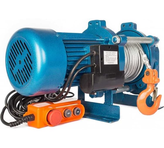 Лебедка TOR ЛЭК-750 E21 (KCD) 750/1500 кг, 380 В, с канатом 70/35 м (T) 1050497 1