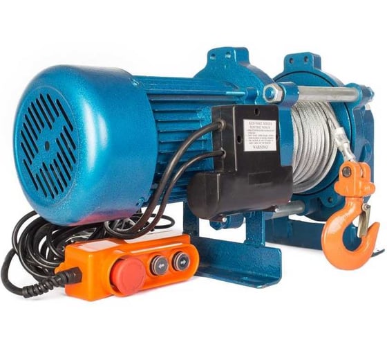 Лебедка TOR ЛЭК-500 E21 (KCD) 500/1000 кг, 380 В, с канатом 100/50 м (T) 1050500 1